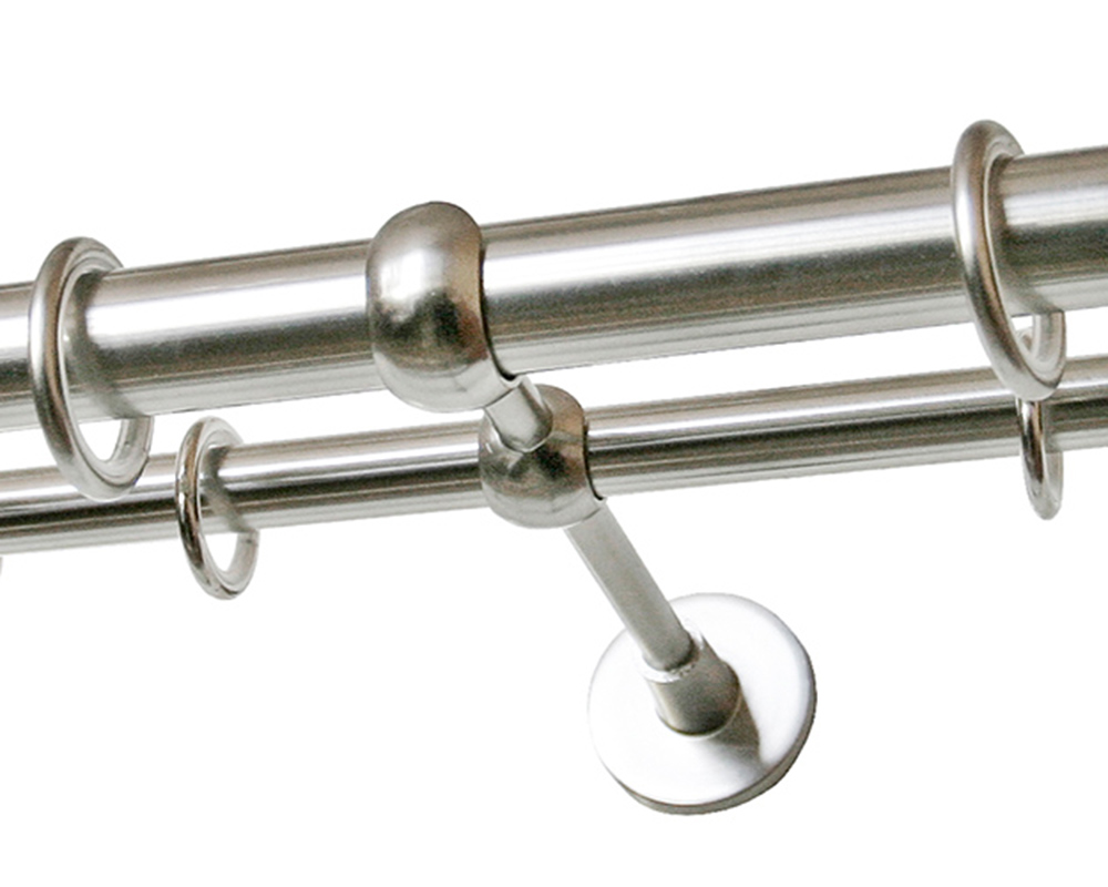 Карниз двухрядный кованый УЮТ d25мм 1,6м Сталь