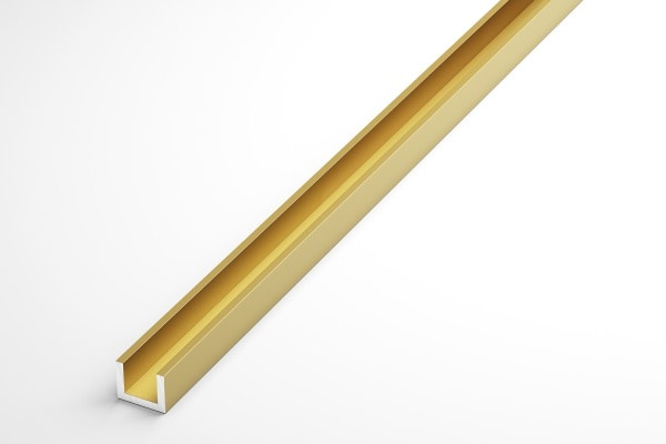 Швеллер 10*12*10 мм Шв 02.2000.502л Золото. Цена за 5 штук.