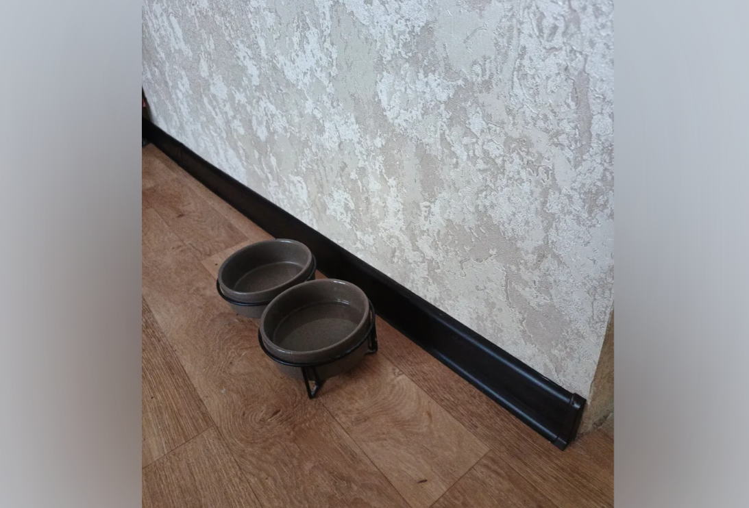 Плинтус ПВХ Идеал Классик 70мм 2,2м 303 Венге темный