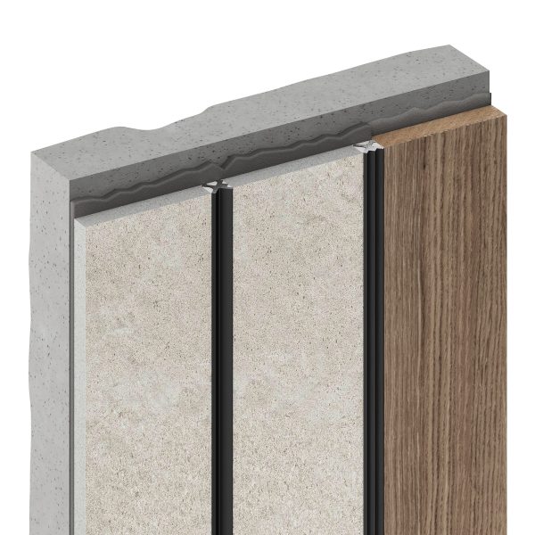 Теневой профиль Decaro Engineering D00X.A Черный 3,0 м