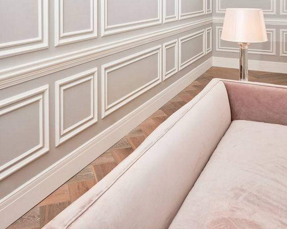 Плинтус ПОЛИСТИРОЛ HI WOOD WE55 55мм х 14мм х 2,0м. Окраска включена в стоимость