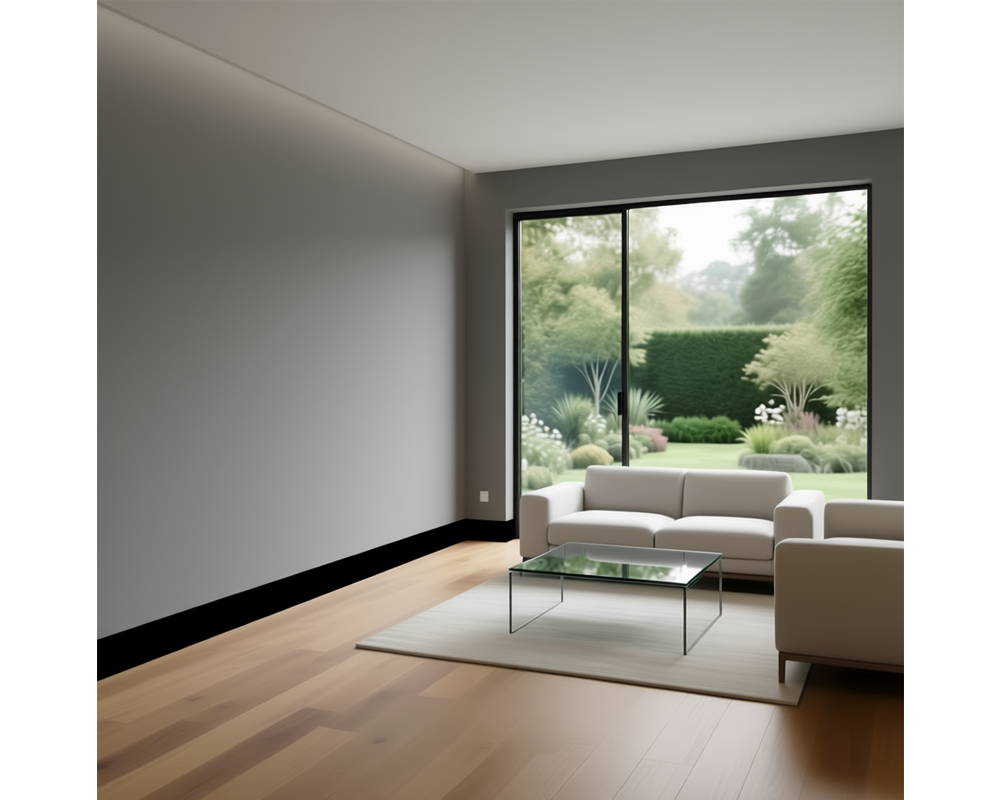 Плинтус из полистирола высокой плотности HI WOOD W40V1 40мм х 10мм х 2,0м.