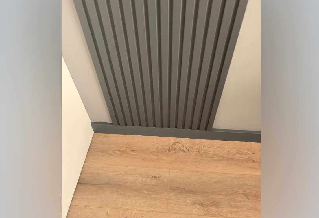 Плинтус МДФ Лука Пл 80МДФ.2700.Point line 24050 Дуб винтаж графит