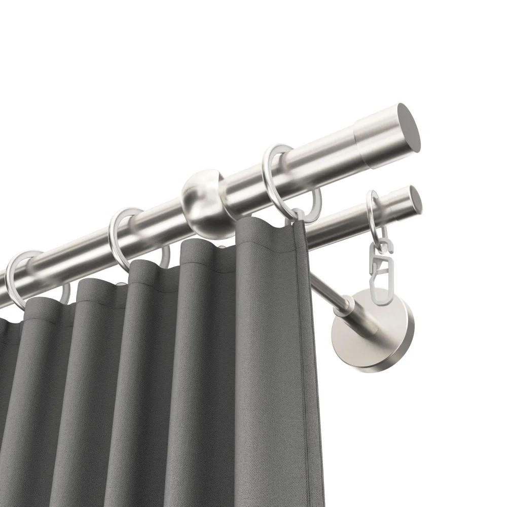 Карниз двухрядный кованый УЮТ d25мм 2,8м Сталь