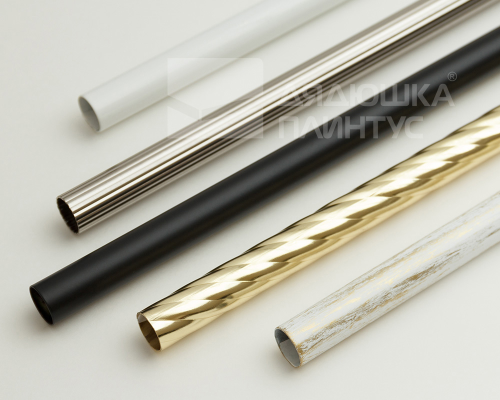 Карниз двухрядный кованый УЮТ d25мм 2,0м Сталь