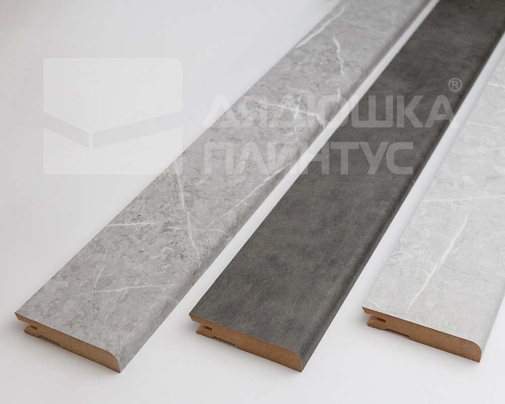 Плинтус МДФ Лука Пл 80МДФ.2700.Point line 24050 Дуб винтаж графит