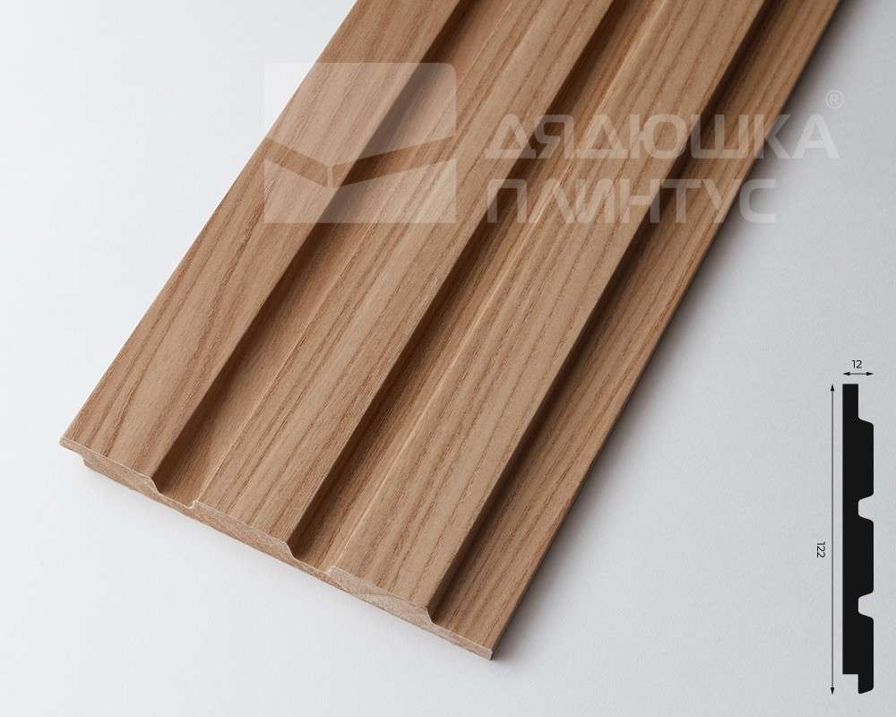 Панель МДФ ACUPAN 61.08.122502.95 рейки 12х122х2760 мм Эльм натуральный