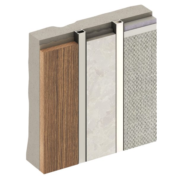 Алюминиевый теневой профиль для светодиодной ленты Decaro Engineering D007 Black 3,0 м