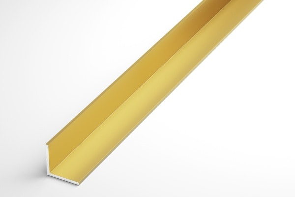 Уголок равнополочный 20х20 мм Уп 18.2000.502л Золото. Цена за 5 штук.