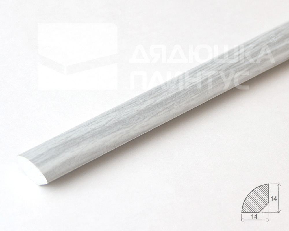 Галтель ПВХ LEMAL 14х14мм. 2,5м. 0074