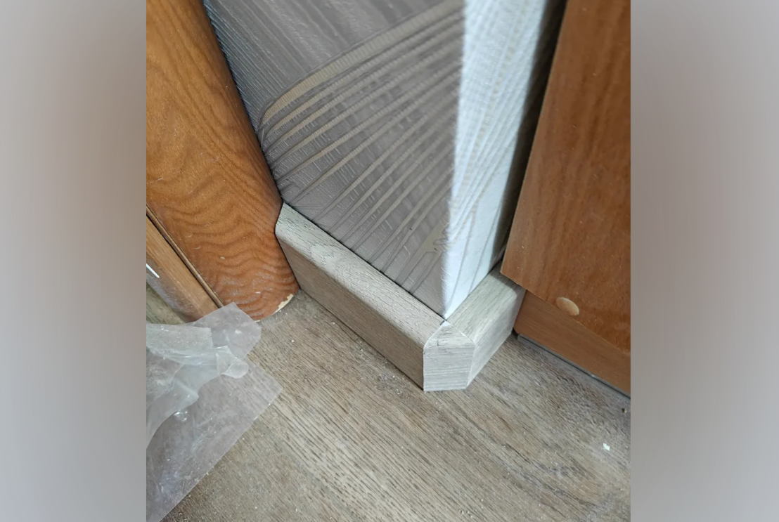 Плинтус ПВХ Рико Концепт 80мм 2,2м. 80002