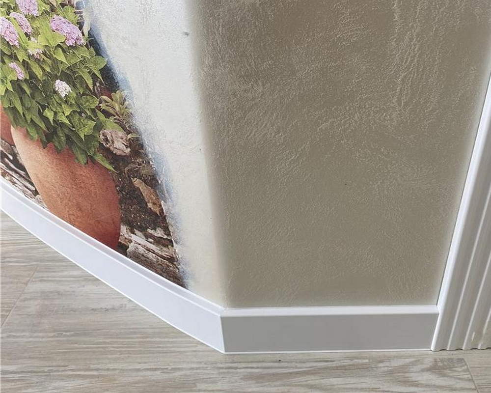 Плинтус ХДФ Dollken Cubu Flex Life 80мм х 2,5 м 1013 Белый