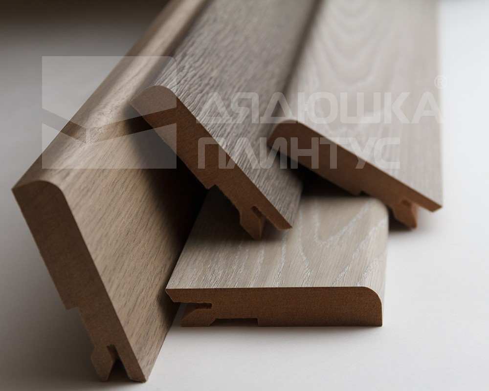 Плинтус МДФ Лука Пл 80МДФ.2700.Point line 24066 Бетон лофт светлый