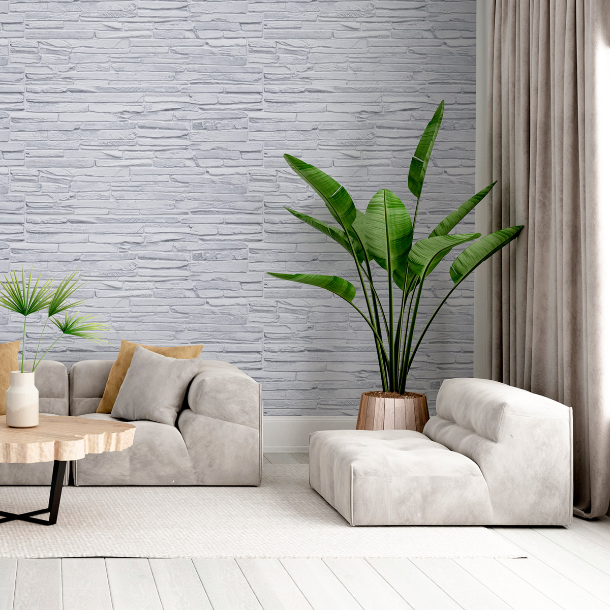 Панель ПВХ ГРЕЙС 980*500 10шт/уп Сланец Кварцит серый. Цена указана за 4,9 м²