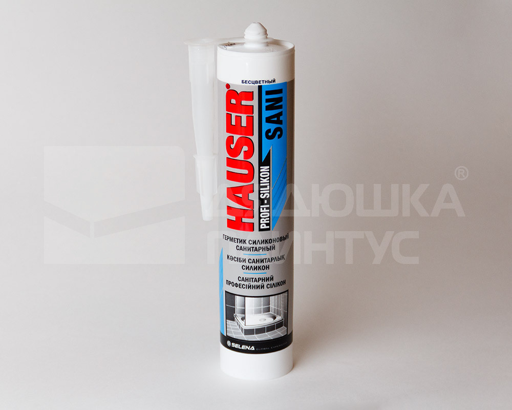 Герметик Hauser силиконовый санитарный прозрачный
