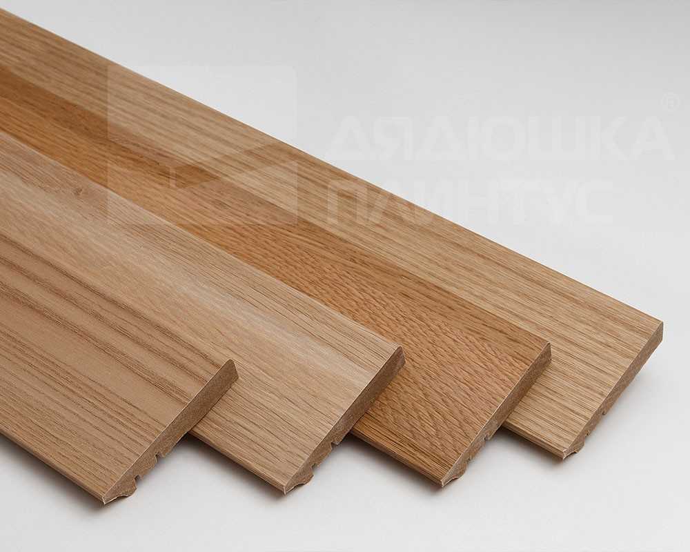 Плинтус МДФ Волшебная палочка. Гарден 60 мм. 219 Дуб темный