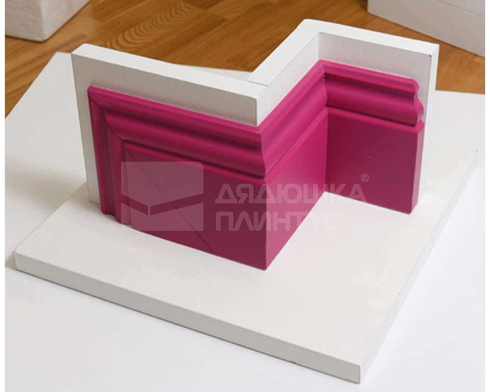 Плинтус ПОЛИСТИРОЛ HI WOOD WE55 55мм х 14мм х 2,0м. Окраска включена в стоимость