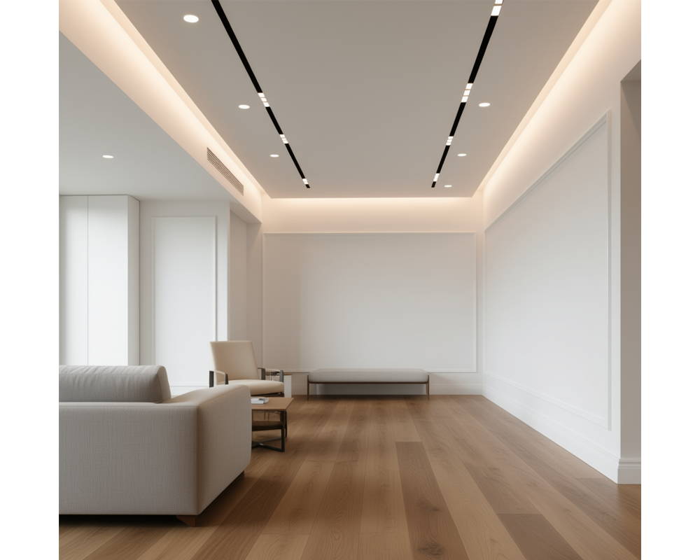 Плинтус из полистирола высокой плотности NMC Wallstyl FL1 Белый