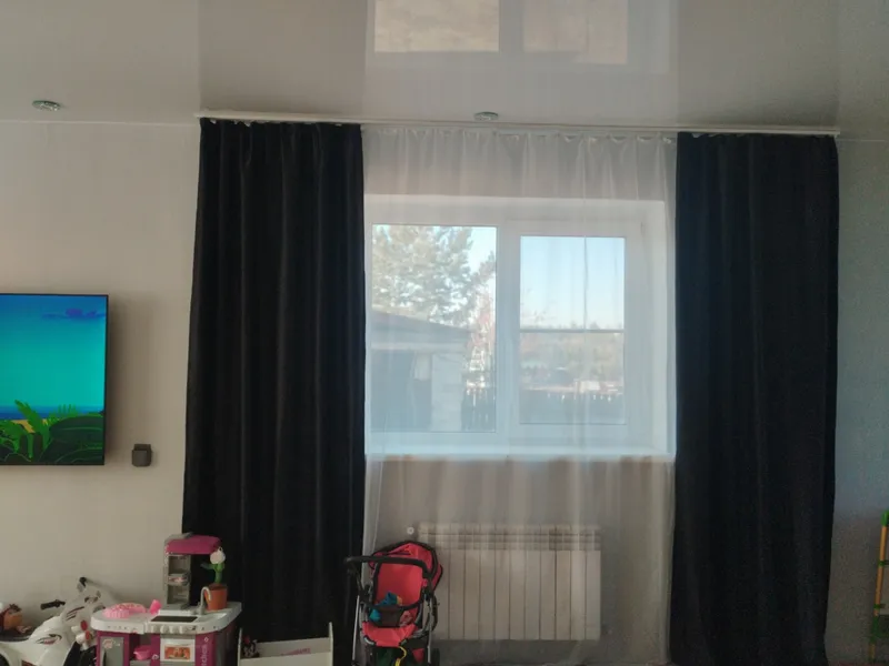 Карниз Шина комплект 2-х ряд ПВХ "Волшебная палочка" 2,4м