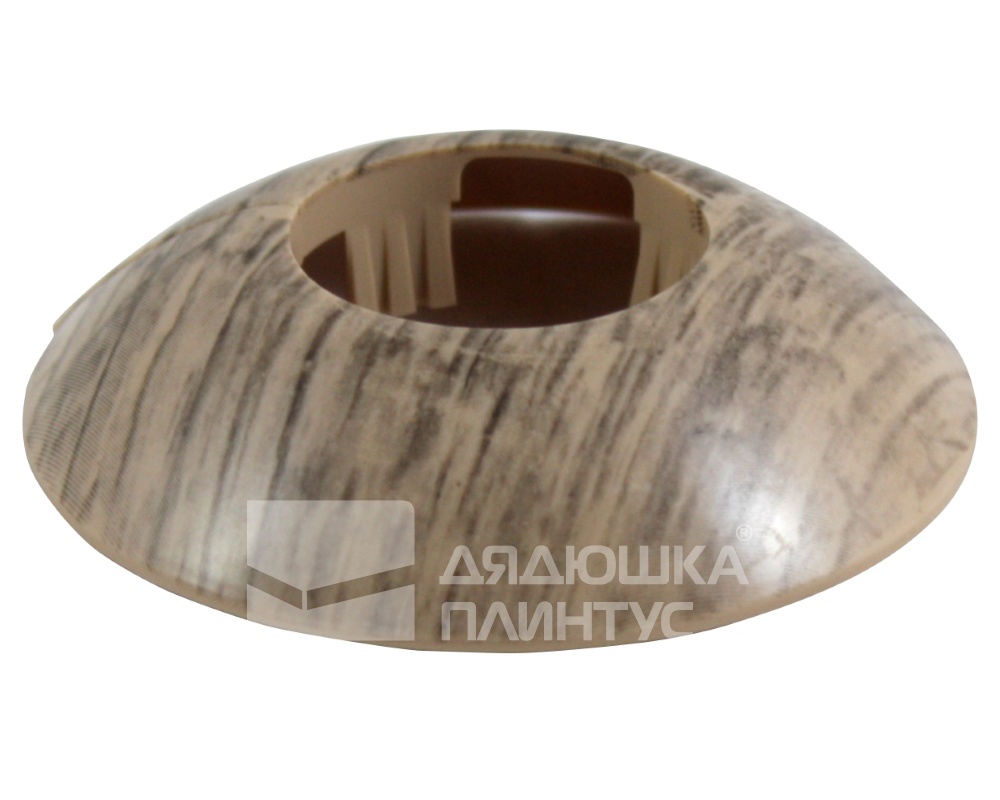 Розетта для труб ПВХ Грейс D16 159 Дуб английский