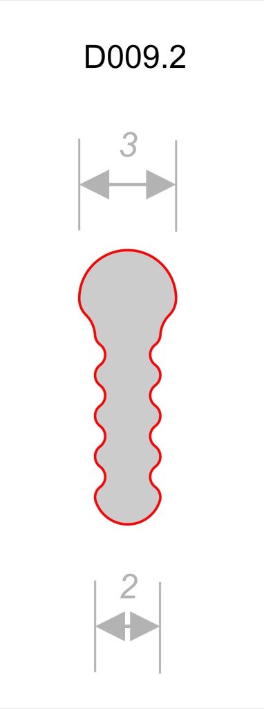 Теневой профиль Decaro Engineering D009.2A Медь 3,0 м