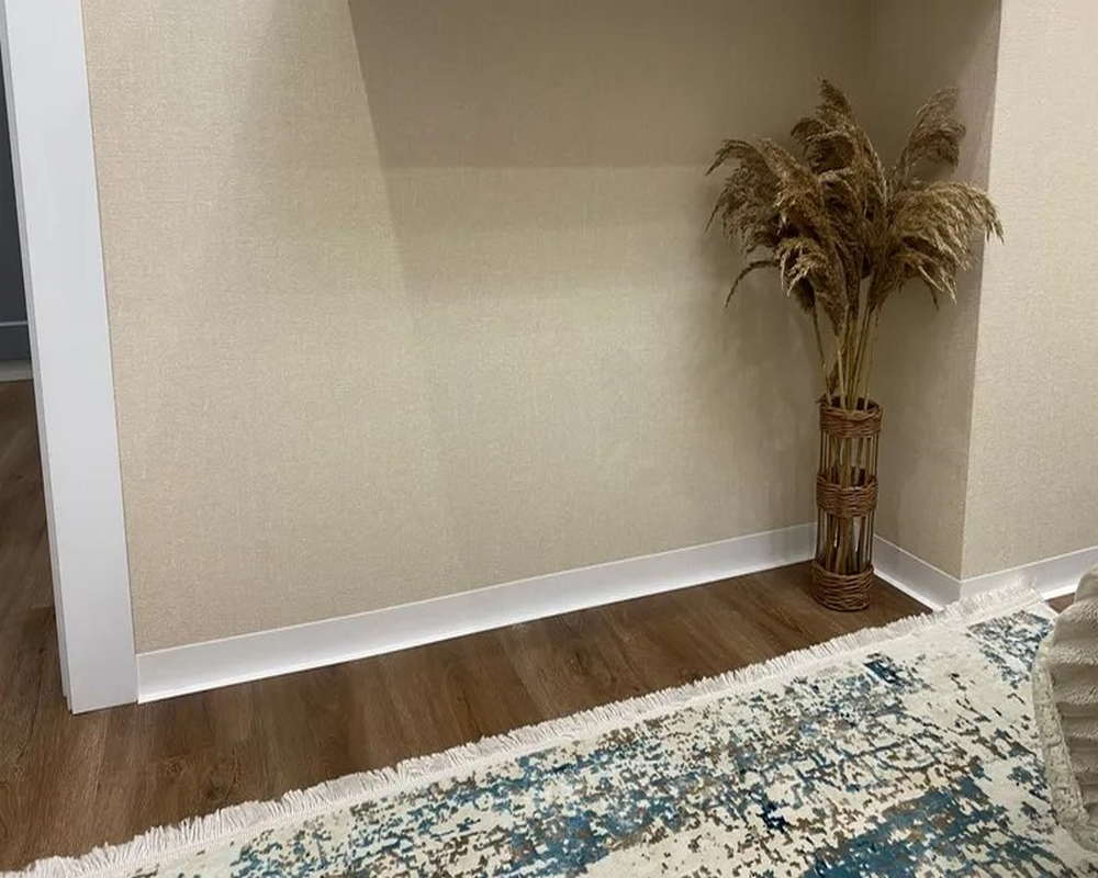 Плинтус ПВХ гибкий Flex 24 м. Белый