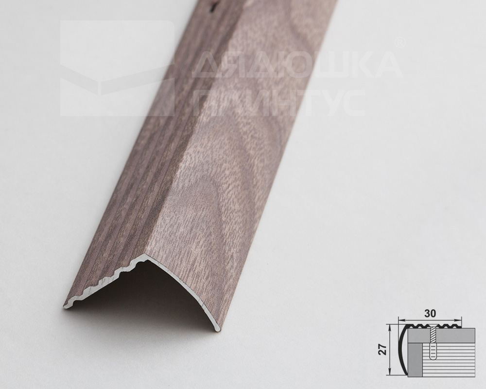 Порог угловой ПУ 04.2700.245 Дуб дымчатый