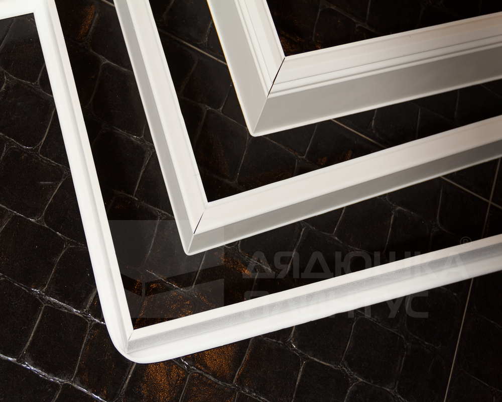 Плинтус ХДФ Dollken Cubu Hamburg Style 80мм х 2,5 м 5012 Белый