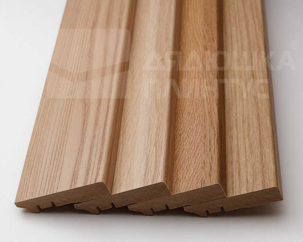 Плинтус МДФ Волшебная палочка. Гарден 60 мм. 207 Ясень бриллиантовый