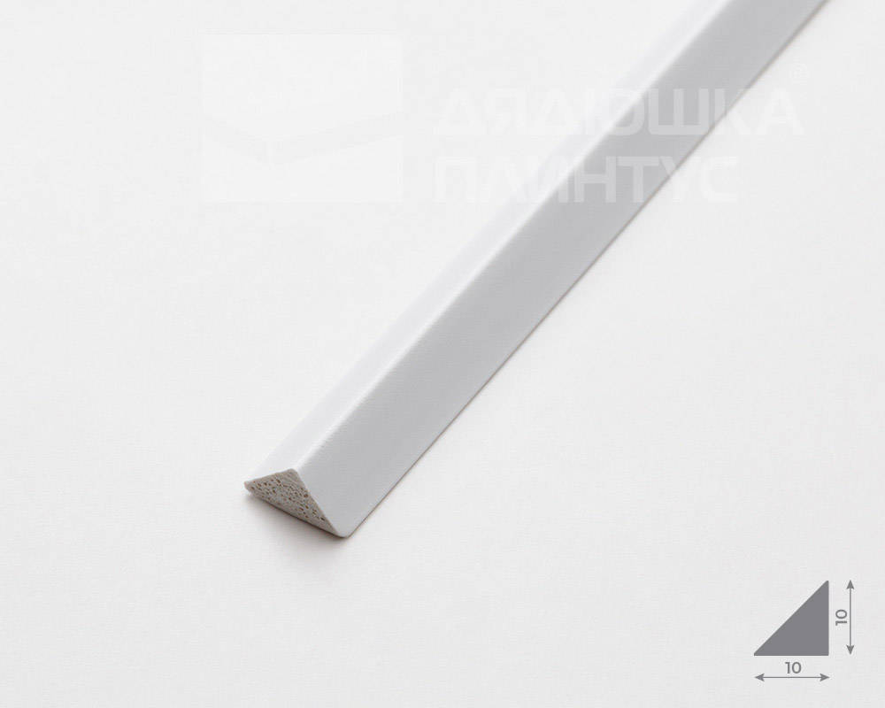 Молдинг Волшебная палочка MSST 103 10мм х 10мм х 2,0м Белый под покраску