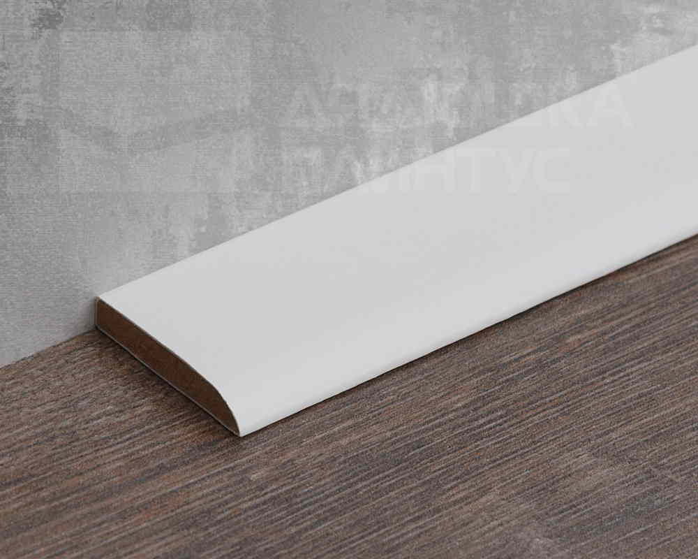 Плинтус ХДФ Dollken FL 25мм х 5мм х 2,5м 1013 (5012) Белый