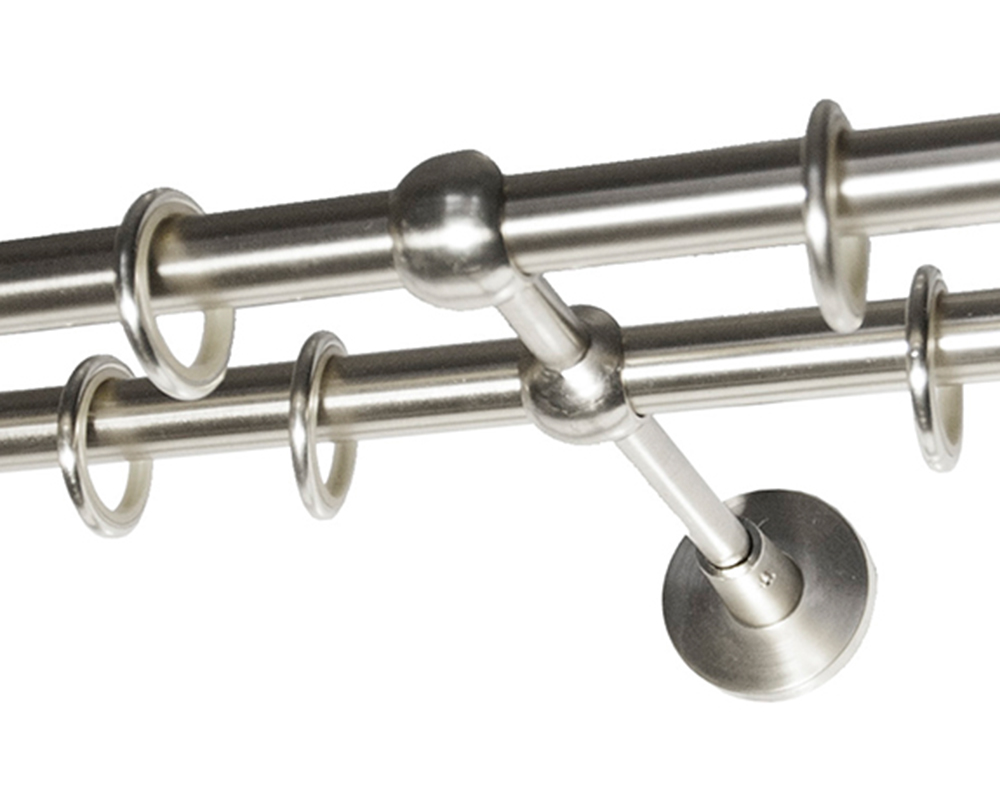 Карниз двухрядный кованый УЮТ d16мм 2,8м Сталь