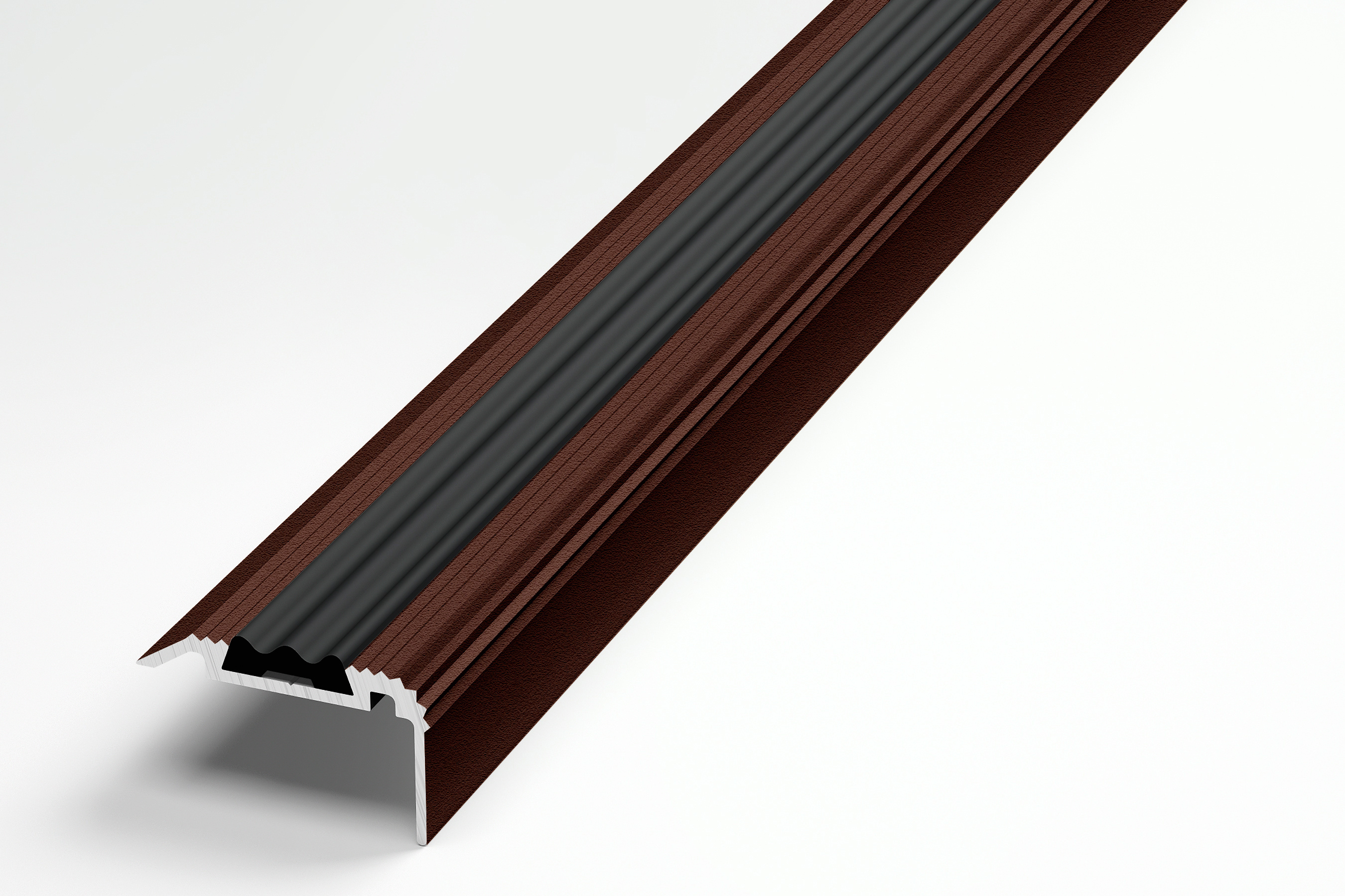 Порог угловой ПУ 07-1.1800.03 Шоколад